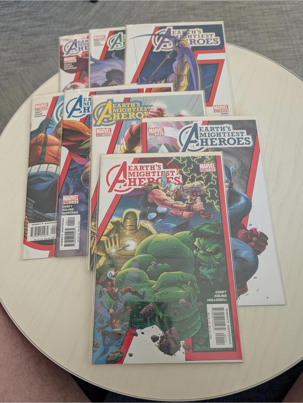 Earth's Mightiest Heroes Comic Book Collection 1 - 8 - Full Series